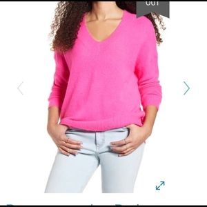 Dreamers Hot Pink Sweater